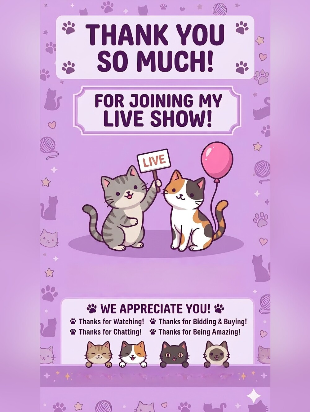 Live Share Show Notification 🫶🛍🛒 - Picture 4 of 8